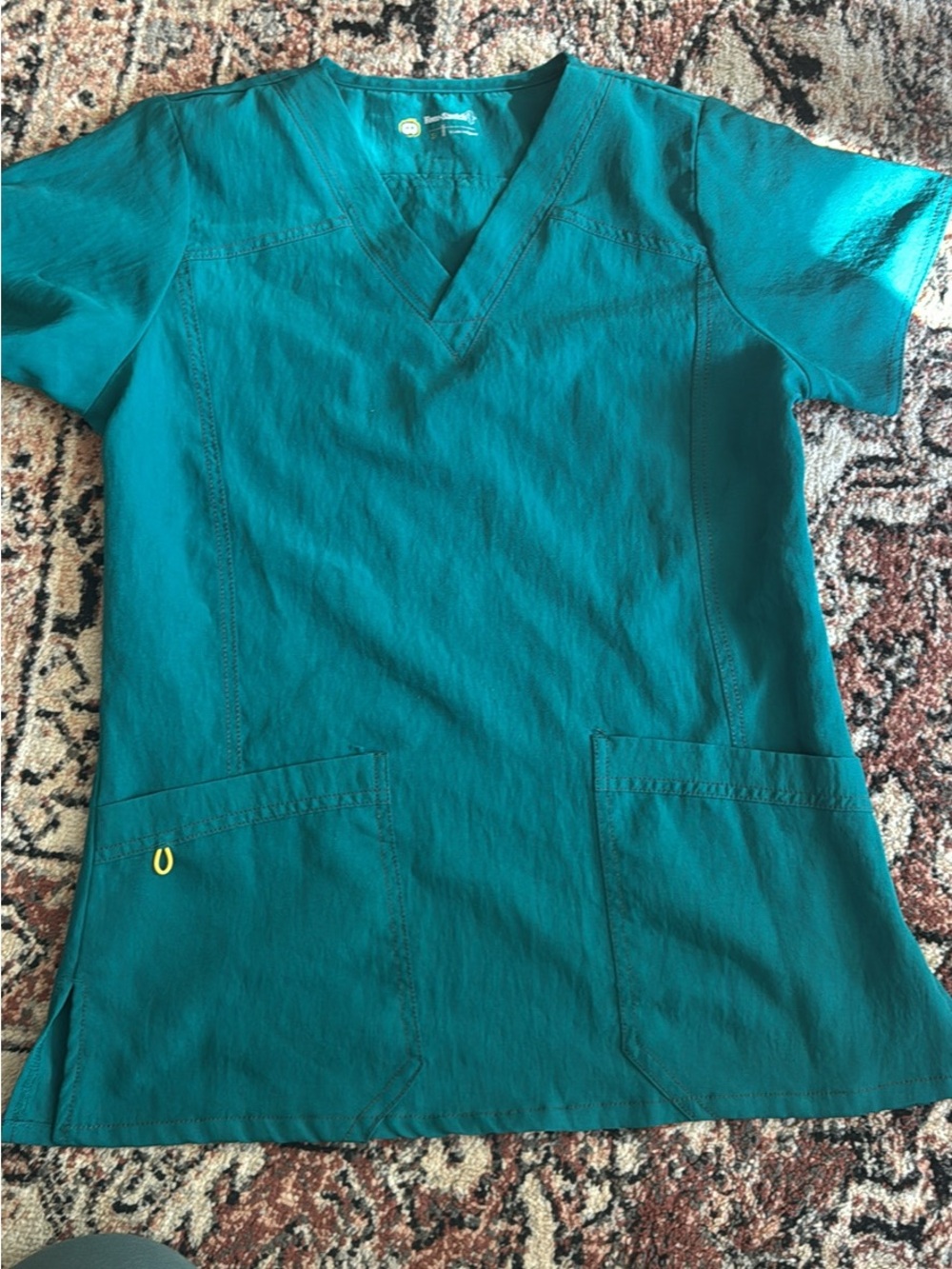 Wonderwink hunter green scrub set